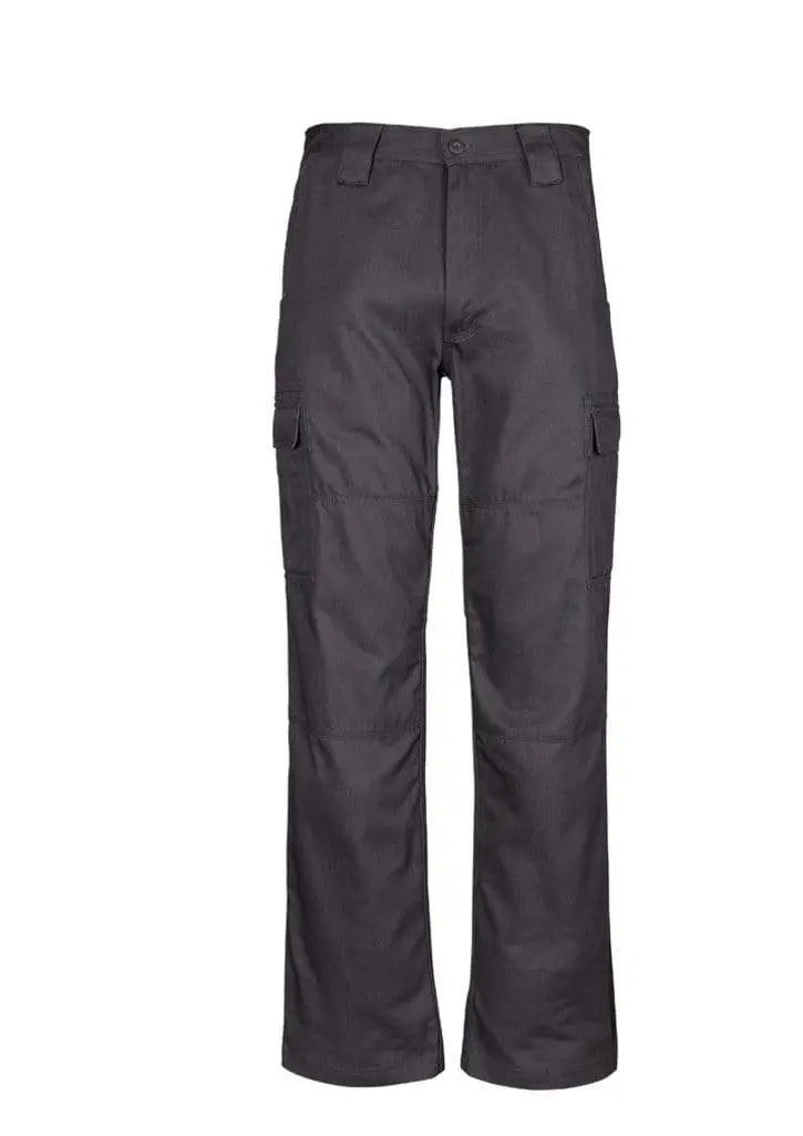 SYZMIK Men’s Midweight Drill Cargo Pants (Regular) ZW001 Work Wear Syzmik Charcoal 87R
